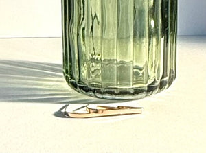 Sleek Brass Earrings
