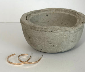 Bronze Hoop Earrings