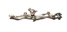 Sterling Silver Bird on a Twig Brooch