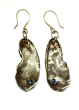 Wavy Apatite and Sterling Silver Earrings