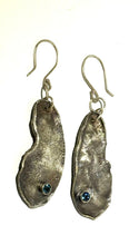 Wavy Apatite and Sterling Silver Earrings