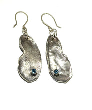 Wavy Apatite and Sterling Silver Earrings