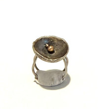 Silver Disk Ring