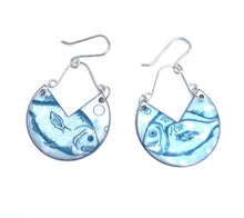 Blue Fish Earrings