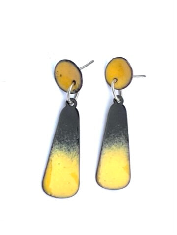Black and Yellow Earrings