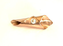 The "Gathered" Copper Flower Brooch