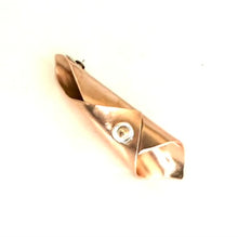 The "Gathered" Copper Flower Brooch