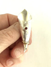 Fire Citrine "Gathered" Brooch
