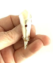 Fire Citrine "Gathered" Brooch