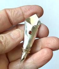 Fire Citrine "Gathered" Brooch