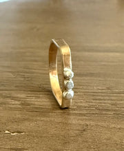 Silver Buttons Ring