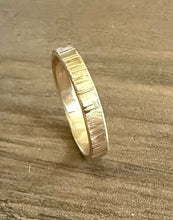 Thick Tree Bark Brass Ring