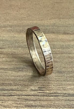 Thick Tree Bark Brass Ring