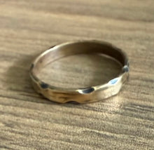 Scalloped Brass Ring