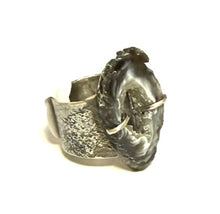 Sterling Silver and Sliced Geode Ring