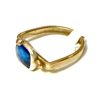 Twilight Blue | Kyanite & Brass Ring