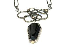 Black Onyx Sterling Silver Necklace