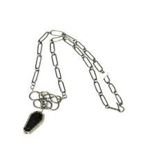 Black Onyx Sterling Silver Necklace