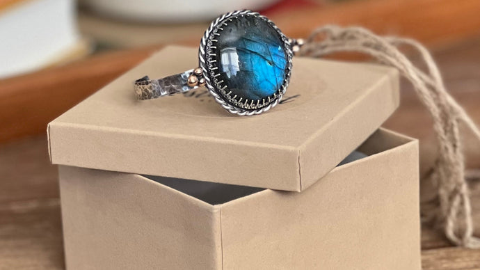 Labradorite Cuff Bracelet