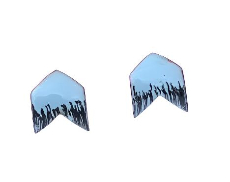 Scribble Flame Earrings