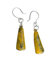 Yellow Marbled Earrings