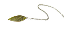 Green Crackle Enamel Necklace