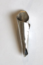 Sterling Silver Cone Brooch — Handcrafted Modern Botanical Pin