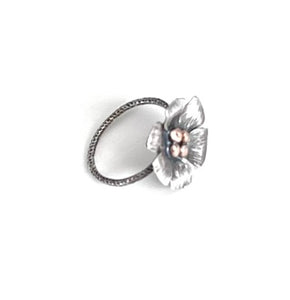 Sterling Silver Flower Rings