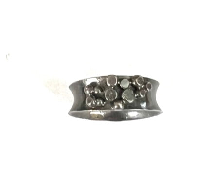 Rustic Pebble Ring