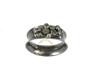 Rustic Pebble Ring