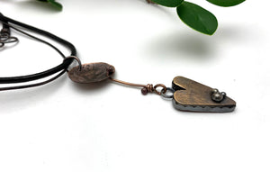 Scalloped Edged Heart Necklace