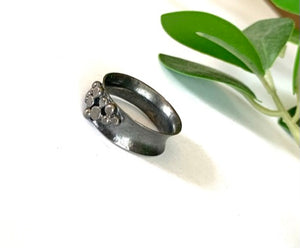 Rustic Pebble Ring