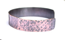 Multi Textured Copper Cuff Bracelet