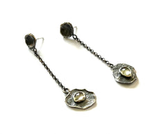 Earthen Citrine Dangle Earrings