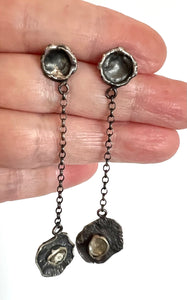 Earthen Citrine Dangle Earrings