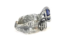 Lapis Silver and Bronze Ring
